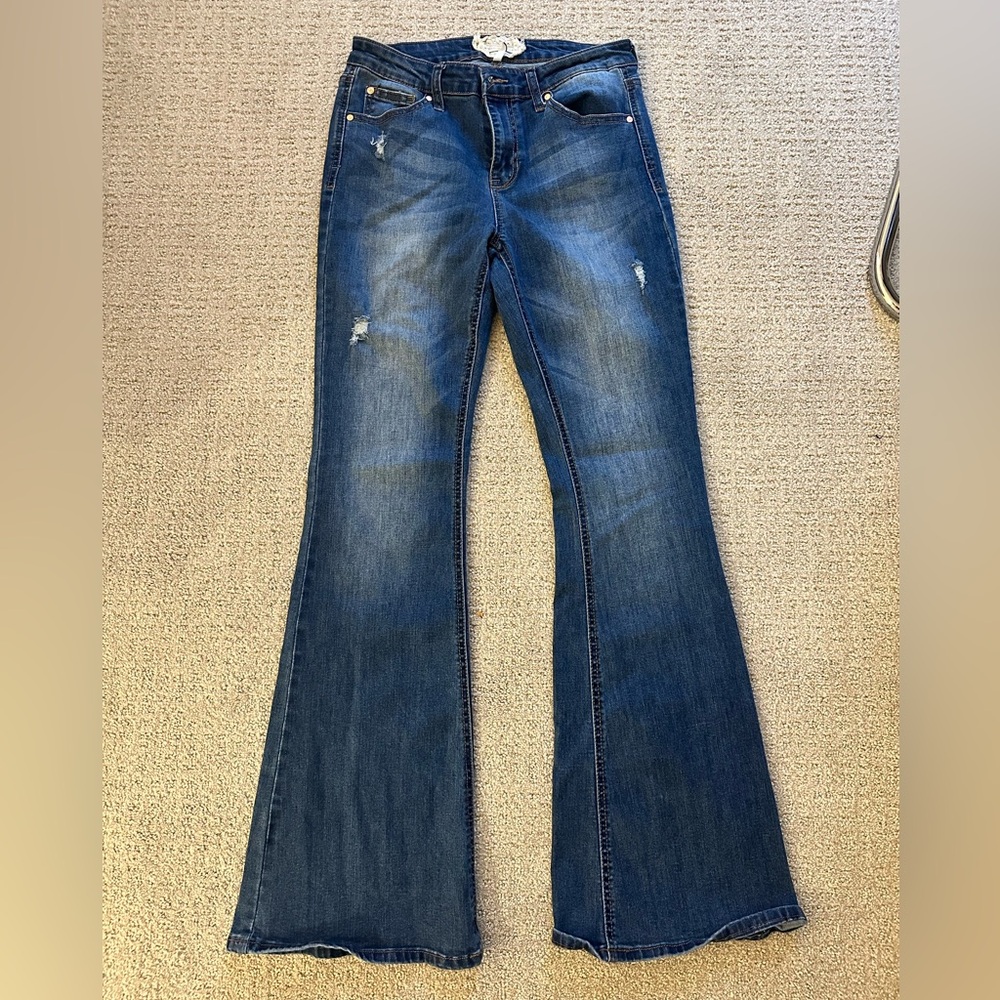 Altered state bell bottom jeans